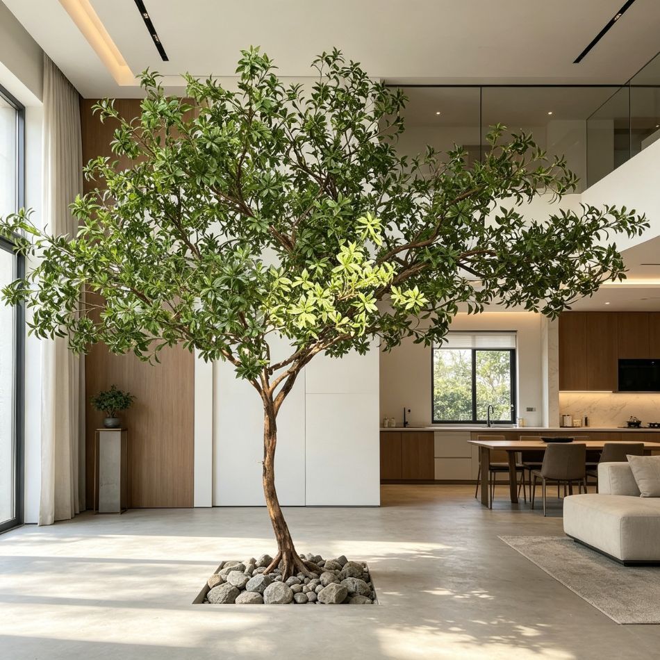 270CM Custom Design Artificial Pieris japonica tree for Interior Decor,270CM Custom Design Artificial Pieris japonica tree for Interior Decor