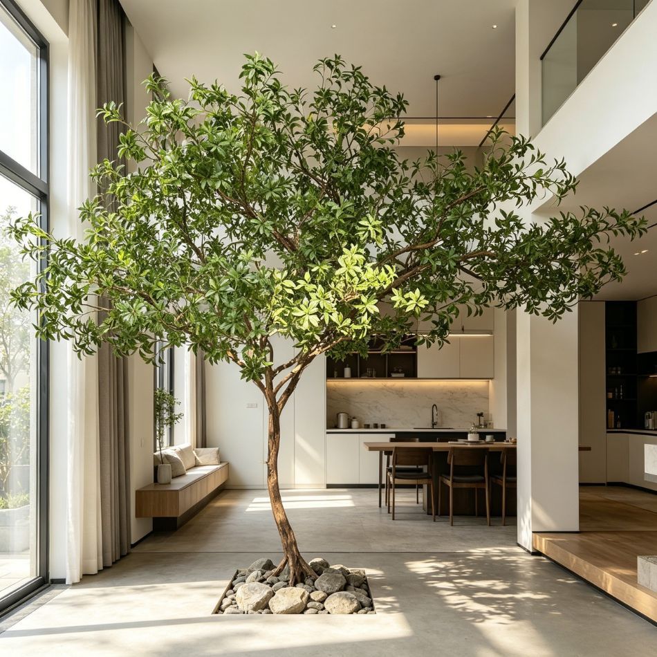 270CM Custom Design Artificial Pieris japonica tree for Interior Decor,270CM Custom Design Artificial Pieris japonica tree for Interior Decor