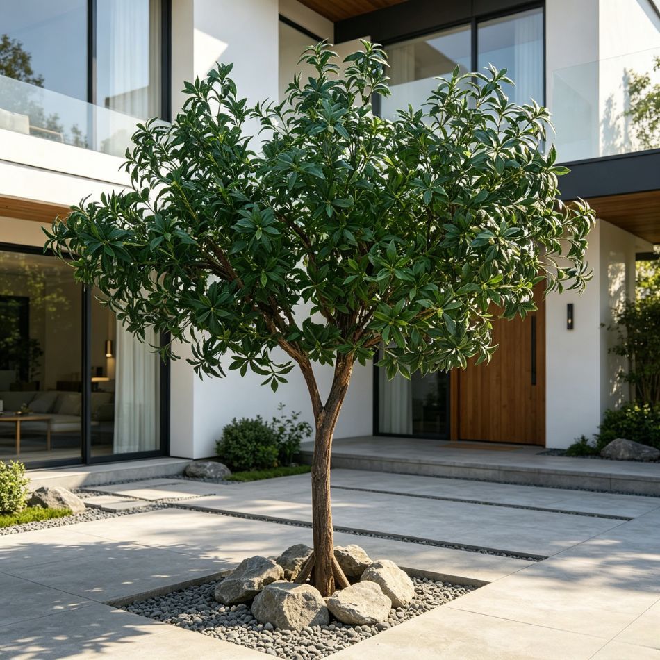 200CM Custom Design Single Trunk Artificial Pieris Japonica Floor Tree for Interior Design,200CM Custom Design Single Trunk Artificial Pieris Japonica Floor Tree for Interior Design