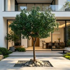 200CM Custom Design Single Trunk Artificial Pieris Japonica Floor Tree for Interior Design,200CM Custom Design Single Trunk Artificial Pieris Japonica Floor Tree for Interior Design