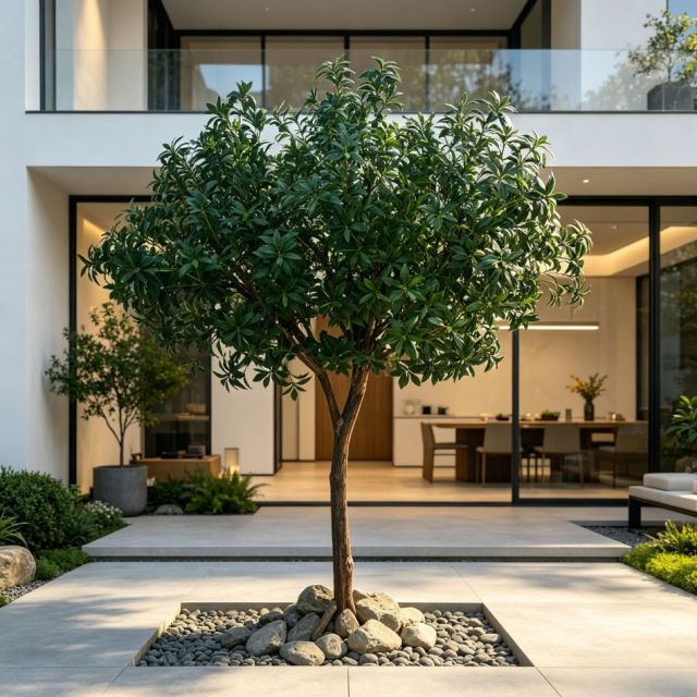200CM Custom Design Single Trunk Artificial Pieris Japonica Floor Tree for Interior Design,200CM Custom Design Single Trunk Artificial Pieris Japonica Floor Tree for Interior Design