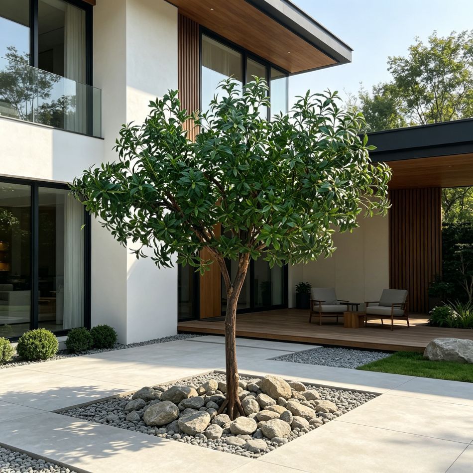 200CM Custom Design Single Trunk Artificial Pieris Japonica Floor Tree for Interior Design,200CM Custom Design Single Trunk Artificial Pieris Japonica Floor Tree for Interior Design