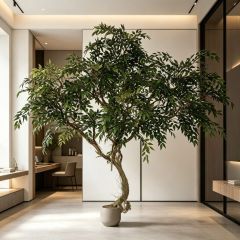 215CM Custom Design  Artificial Russian Olive Tree for Home Decor,Custom Design  Artificial Russian Olive Tree