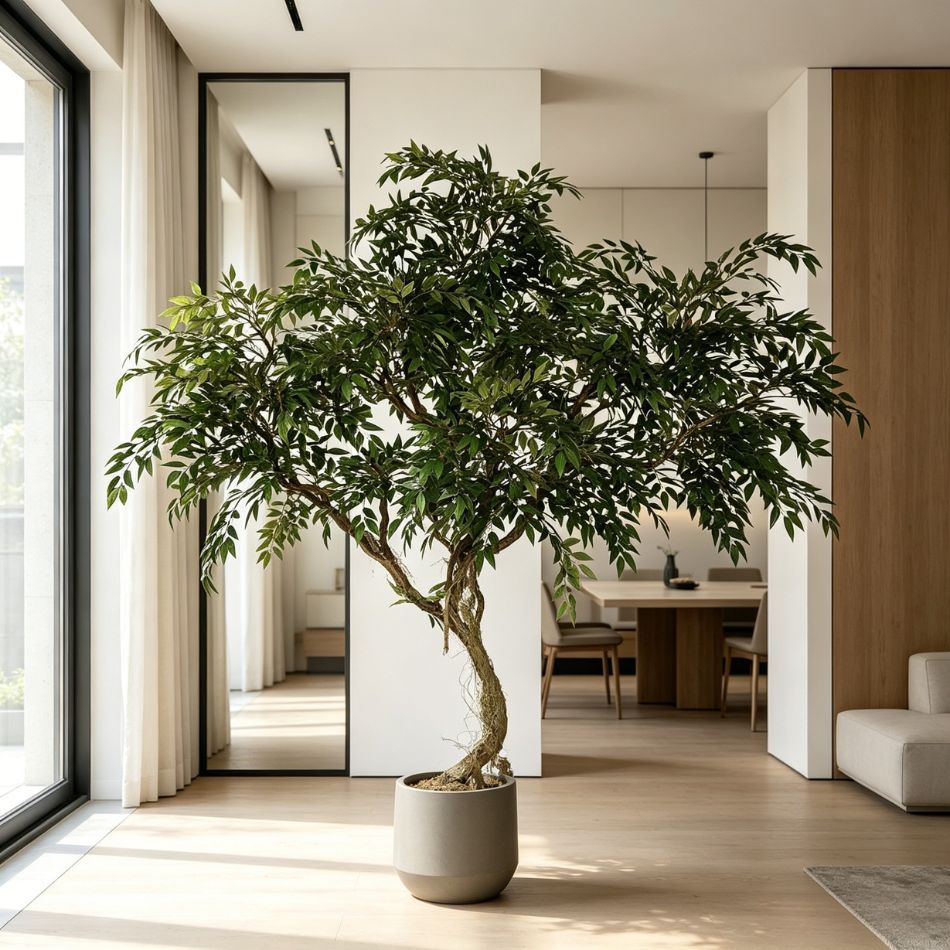 215CM Custom Design  Artificial Russian Olive Tree for Home Decor,Custom Design  Artificial Russian Olive Tree