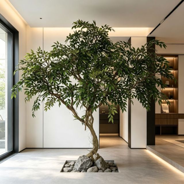 215CM Custom Design  Artificial Russian Olive Tree for Home Decor,Custom Design  Artificial Russian Olive Tree