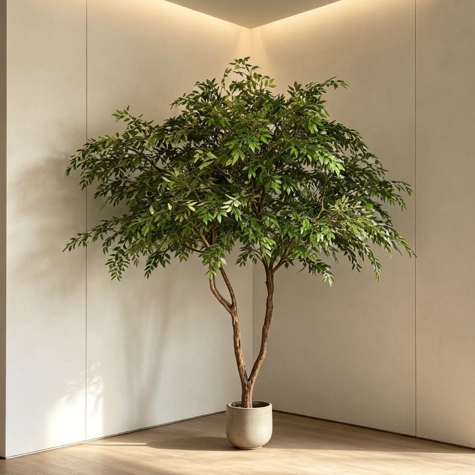 300CM Custom Design Natural Trunk Artificial Russian Olive Floor Tree for Interior Decor,300CM Custom Design Natural Trunk Artificial Russian Olive Floor Tree for Interior Decor