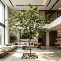 350CM Custom Design Tall Artificial Green Maple Floor Tree for Home Decor,350CM Custom Design Tall Artificial Green Maple Floor Tree for Home Decor