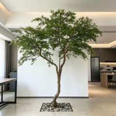 230CM Custom Design Natural Branch Artificial Green Maple Tree for Home Decor,230CM Custom Design Natural Branch Artificial Green Maple Tree for Home Decor