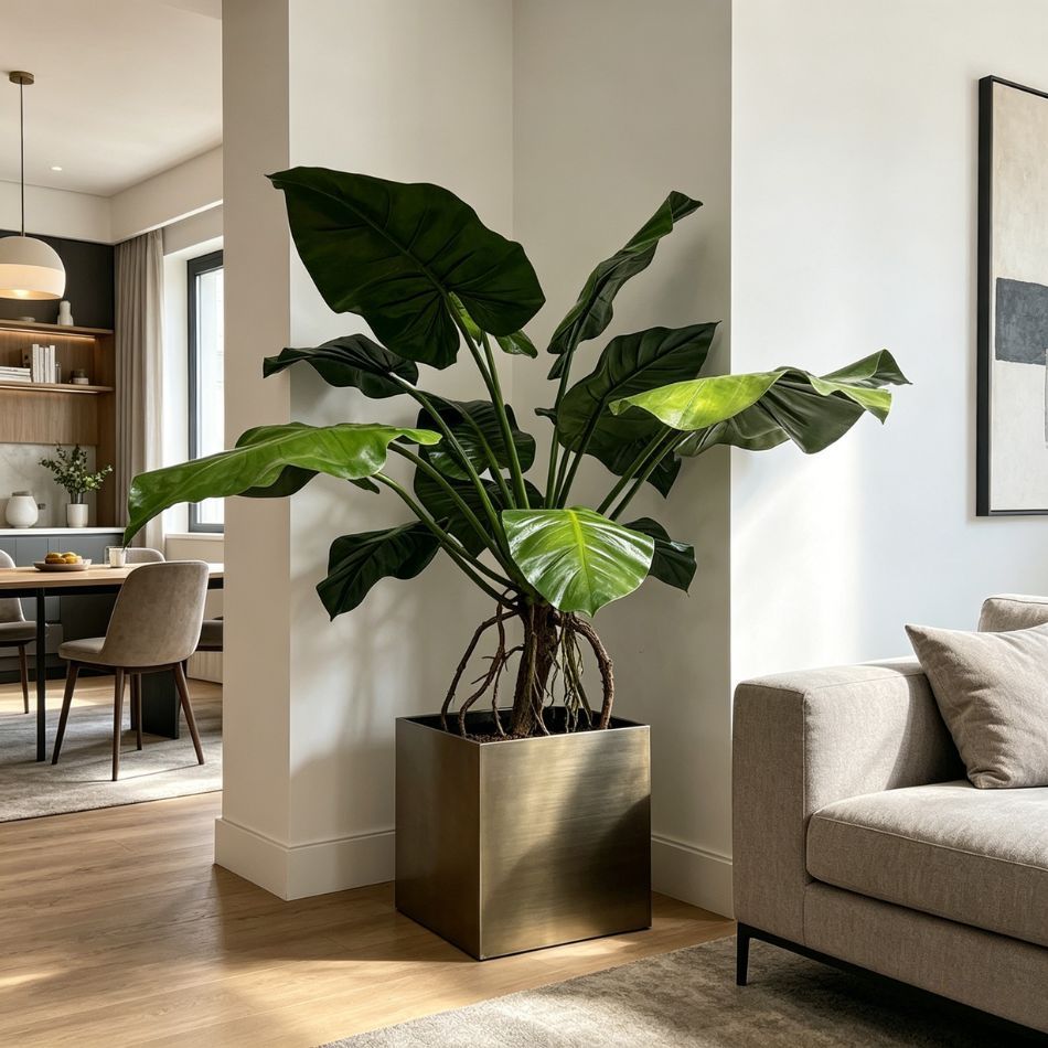 135CM Permium Quality Potted Artificial Golden Pothos Plant for Home Decor,135CM Permium Quality Potted Artificial Golden Pothos Plant for Home Decor