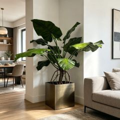 135CM Permium Quality Potted Artificial Golden Pothos Plant for Home Decor,135CM Permium Quality Potted Artificial Golden Pothos Plant for Home Decor