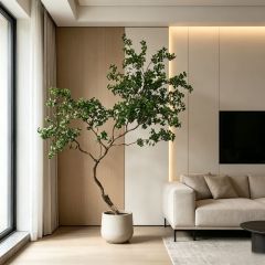 250CM Permium Quality Curved Trunk Artificial Schefflera Floor Tree for Interor Design,250CM Permium Quality Curved Trunk Artificial Schefflera Floor Tree for Interor Design