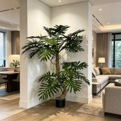 225CM Custom Design Potted Artificial Split-Leaf Philodendron Plant for Indoor Decor,225CM Custom Design Potted Artificial Split-Leaf Philodendron Plant for Indoor Decor