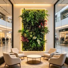 Colorful Mixed Artificial Tropical Plant Green Wall Panel for Interior Design,Colorful Mixed Artificial Tropical Plant Green Wall Panel for Interior Design
