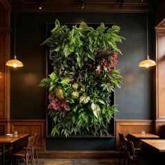 Colorful Mixed Artificial Tropical Plant Green Wall Panel for Interior Design,Colorful Mixed Artificial Tropical Plant Green Wall Panel for Interior Design
