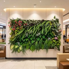 Decorative Mixed Artificial Floral & Foliage Green Wall Panel for Home Decor,Decorative Mixed Artificial Floral & Foliage Green Wall Panel for Home Decor