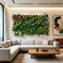 Decorative Mixed Artificial Floral & Foliage Green Wall Panel for Home Decor,Decorative Mixed Artificial Floral & Foliage Green Wall Panel for Home Decor