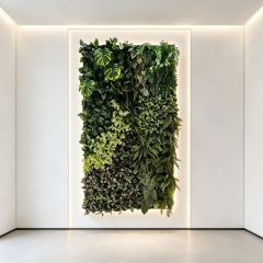 Large Framed Tropical Artificial Green Wall Panel for Interior Decor,Large Framed Tropical Artificial Green Wall Panel for Interior Decor