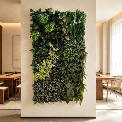 Large Framed Tropical Artificial Green Wall Panel for Interior Decor,Large Framed Tropical Artificial Green Wall Panel for Interior Decor