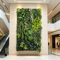 Framed Tropical Artificial Vertical Green Wall for Indoor Decor,Framed Tropical Artificial Vertical Green Wall for Indoor Decor