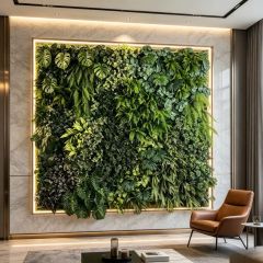 Large Square Artificial Tropical Plant Green Wall Panel for Indoor Wall Decor,Large Square Artificial Tropical Plant Green Wall Panel for Indoor Wall Decor