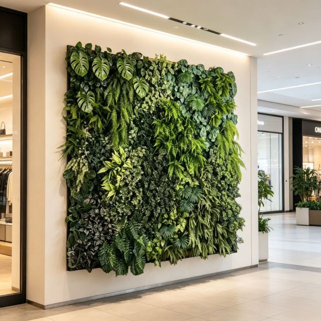 Large Square Artificial Tropical Plant Green Wall Panel for Indoor Wall Decor,Large Square Artificial Tropical Plant Green Wall Panel for Indoor Wall Decor