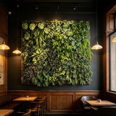 Large Square Artificial Tropical Plant Green Wall Panel for Indoor Wall Decor,Large Square Artificial Tropical Plant Green Wall Panel for Indoor Wall Decor
