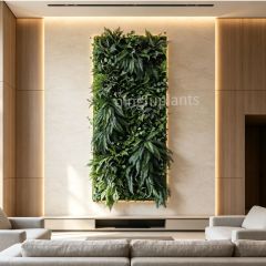 High Quality Backlit Full-Fern Artificial Vertical Green Wall for Interior Design,High Quality Backlit Full-Fern Artificial Vertical Green Wall for Interior Design