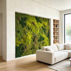 High Similarity Backlit Mixed Preserved Moss Wall Art Panel for Indoor Decor,High Similarity Backlit Mixed Preserved Moss Wall Art Panel for Indoor Decor