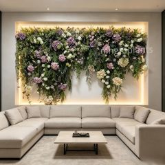 Permium Quality Recessed Luxury Artificial Floral & Greenery Vertical Wall for Interior Design,Permium Quality Recessed Luxury Artificial Floral & Greenery Vertical Wall for Interior Design