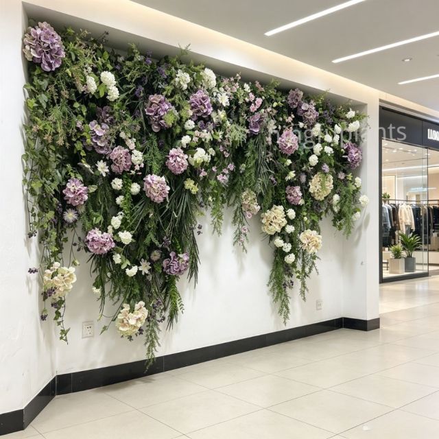Permium Quality Recessed Luxury Artificial Floral & Greenery Vertical Wall for Interior Design,Permium Quality Recessed Luxury Artificial Floral & Greenery Vertical Wall for Interior Design