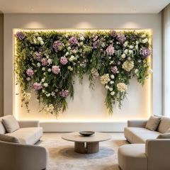 Permium Quality Recessed Luxury Artificial Floral & Greenery Vertical Wall for Interior Design,Permium Quality Recessed Luxury Artificial Floral & Greenery Vertical Wall for Interior Design