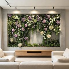 Permium Quality Recessed Luxury Artificial Floral & Greenery Vertical Wall for Interior Design,Permium Quality Recessed Luxury Artificial Floral & Greenery Vertical Wall for Interior Design