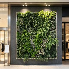 High Quality Square Multi-Tone Artificial Tropical Green Wall Panel for Home Decor,High Quality Square Multi-Tone Artificial Tropical Green Wall Panel for Home Decor
