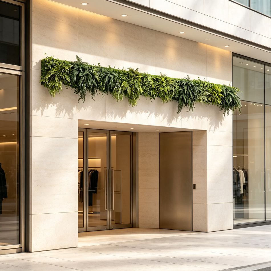 Premium Quality Artificial Fern Wall Planter for Commercial Interior Design,Premium Quality Artificial Fern Wall Planter for Commercial Interior Design