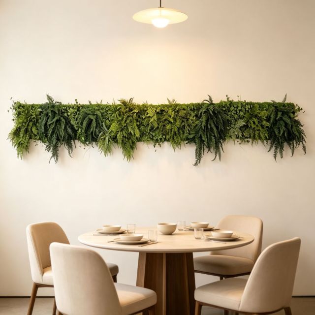 Premium Quality Artificial Fern Wall Planter for Commercial Interior Design,Premium Quality Artificial Fern Wall Planter for Commercial Interior Design