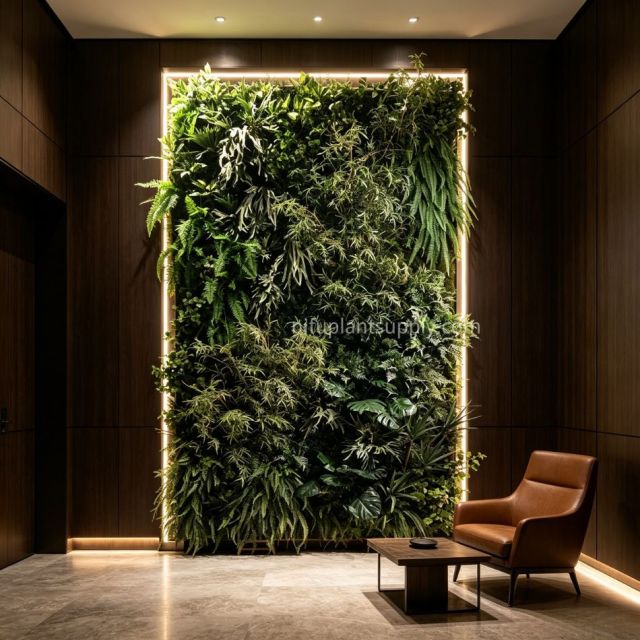 High Similarity Artificial Vertical Green Wall for Premium Interior Decor,High Similarity Artificial Vertical Green Wall for Premium Interior Decor