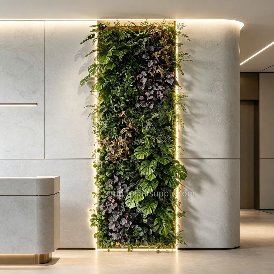 Premium High Similarity Artificial Vertical Green Wall for Cafe Commercial Interior Decor,Premium High Similarity Artificial Vertical Green Wall for Cafe Commercial Interior Decor