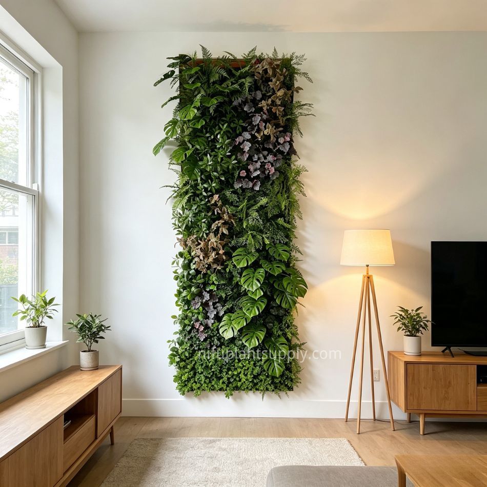 Premium High Similarity Artificial Vertical Green Wall for Cafe Commercial Interior Decor,Premium High Similarity Artificial Vertical Green Wall for Cafe Commercial Interior Decor