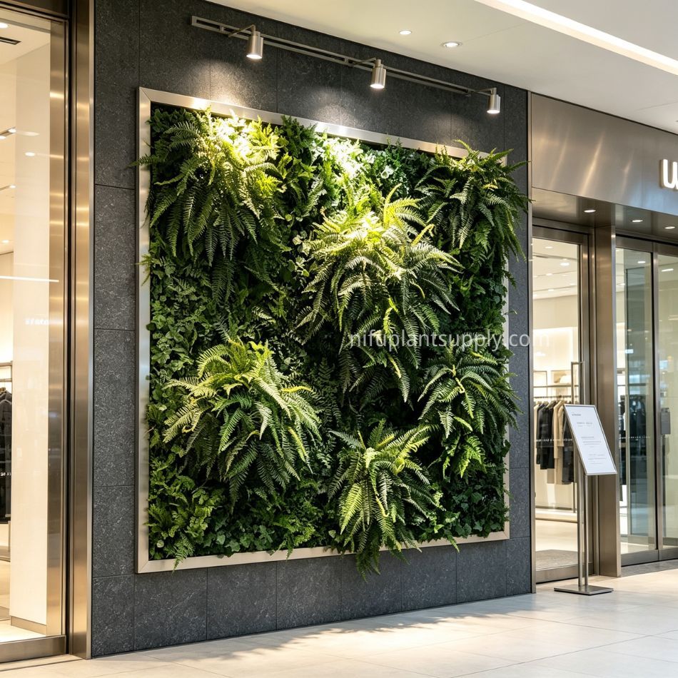 High Similarity Artificial Fern Green Wall for Premium Interior Design,High Similarity Artificial Fern Green Wall for Premium Interior Design