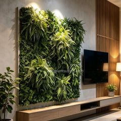 High Similarity Artificial Fern Green Wall for Premium Interior Design,High Similarity Artificial Fern Green Wall for Premium Interior Design