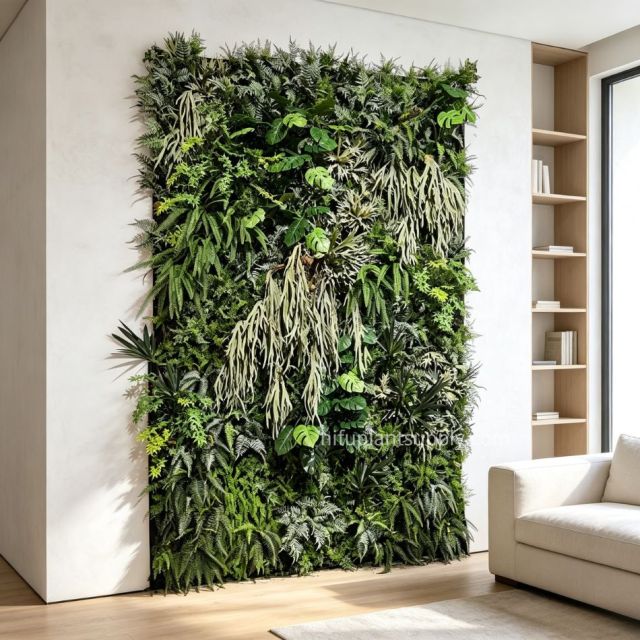 Premium Quality High Similarity Artificial Vertical Green Wall for Modern Interior Decor,Premium Quality High Similarity Artificial Vertical Green Wall for Modern Interior Decor