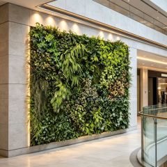 Premium Artificial Mixed Foliage Green Wall for High-End Interior Design,Premium Artificial Mixed Foliage Green Wall for High-End Interior Design