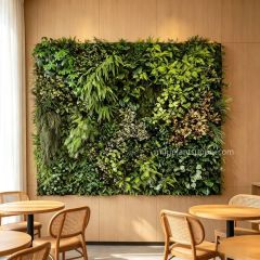 Premium Artificial Mixed Foliage Green Wall for High-End Interior Design,Premium Artificial Mixed Foliage Green Wall for High-End Interior Design