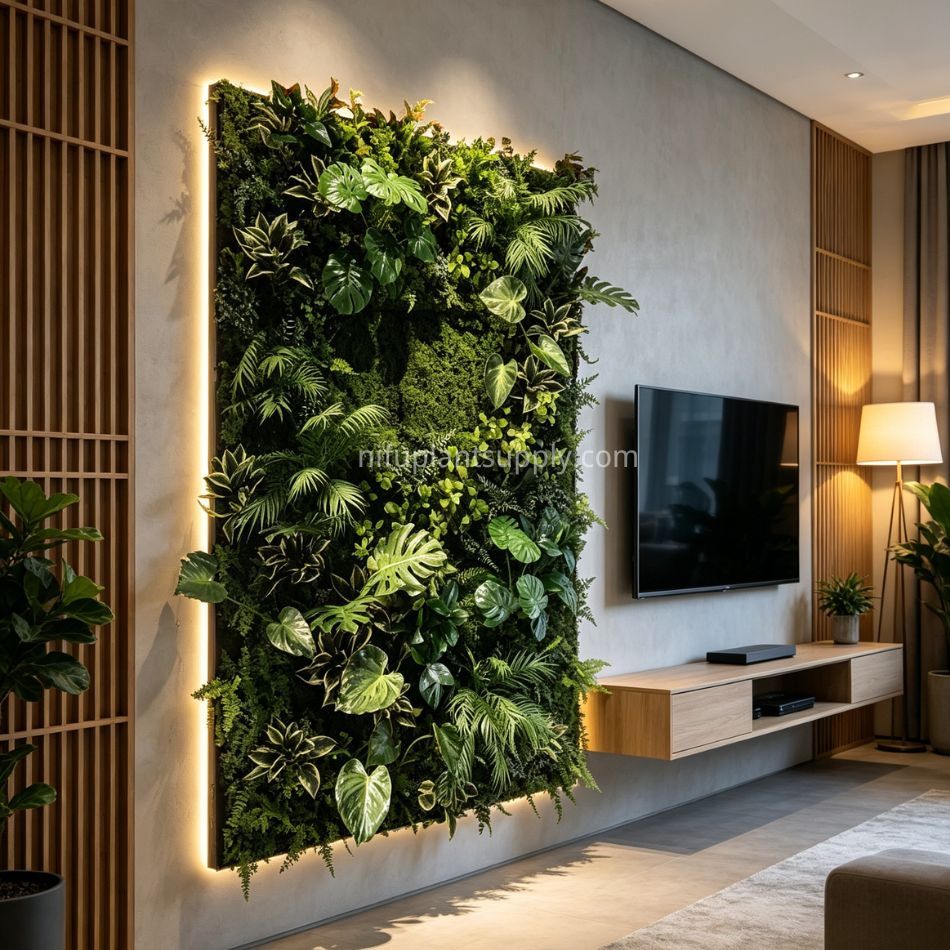 High Similarity Artificial Monstera Vertical Green Wall for Interior Design,High Similarity Artificial Monstera Vertical Green Wall for Interior Design