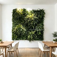 Premium All-Fern Artificial Green Wall Panel for Minimalist Commercial Interior,Premium All-Fern Artificial Green Wall Panel for Minimalist Commercial Interior