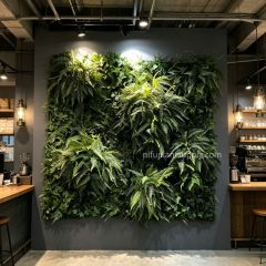 Premium All-Fern Artificial Green Wall Panel for Minimalist Commercial Interior,Premium All-Fern Artificial Green Wall Panel for Minimalist Commercial Interior