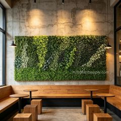 Custom Large Splicable Artificial Mixed Foliage Green Wall,Custom Large Splicable Artificial Mixed Foliage Green Wall