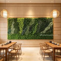 Custom Large Splicable Artificial Mixed Foliage Green Wall,Custom Large Splicable Artificial Mixed Foliage Green Wall