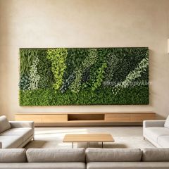 Custom Large Splicable Artificial Mixed Foliage Green Wall,Custom Large Splicable Artificial Mixed Foliage Green Wall