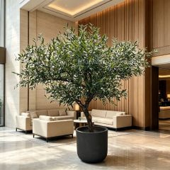 220CM Realistic Artificial Olive Tree for Interior Design,220CM Realistic Artificial Olive Tree for Interior Design